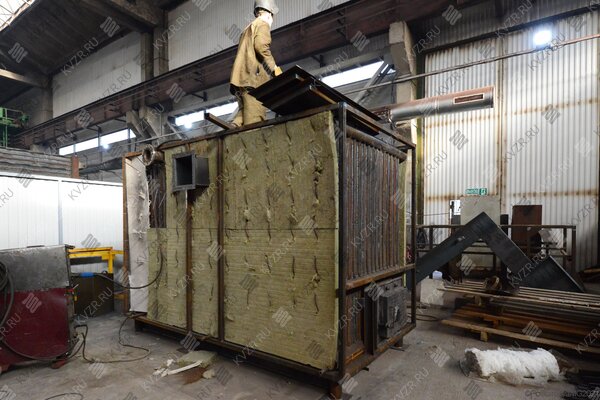 Изготовление котла 1.45 МВт работающего без дымососа