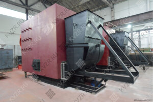 Котел 2500 кВт с топкой ТШПМ водогрейный