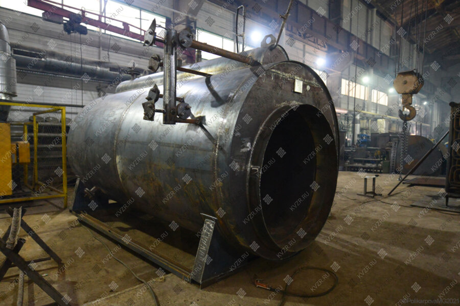 Паровой котел на отработке устройство